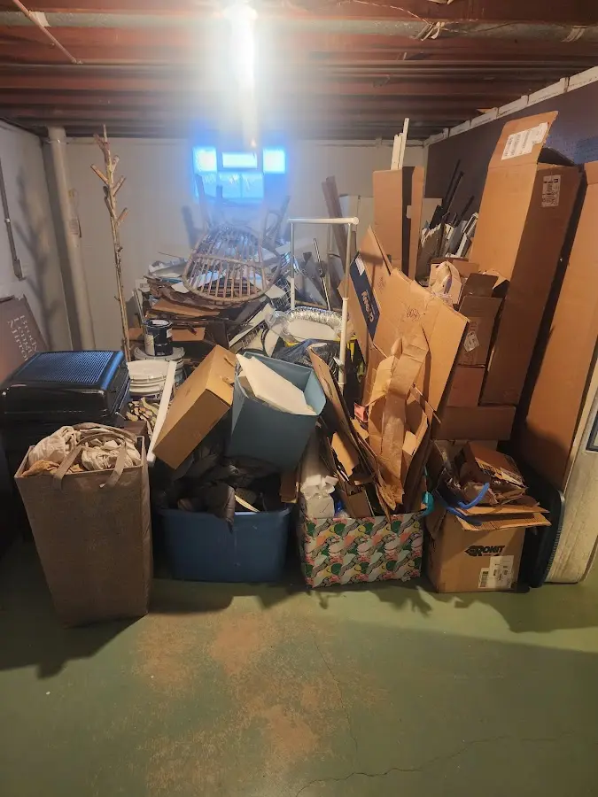 Roll-off dumpster container at job site for 15 Yard Dumpster Rental in Dallas